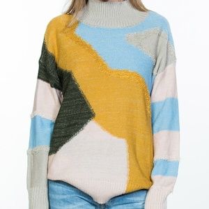 FALL PATCHWORK SWEATER